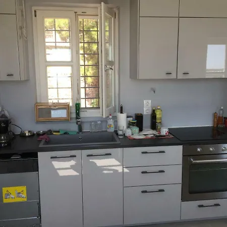 Comfortable Green Quiet Newbuilt Furnished Penthouse Appartamento Chrousa